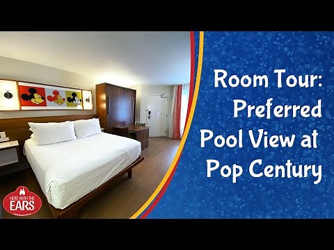 Pop Century - Preferred Pool View - Room Tour