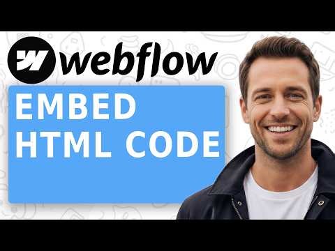 How To Embed HTML Code To Webflow Website Builder