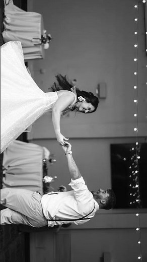 Black and white wedding photos
