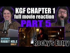ROCKY INTRO FIGHT SCENE | KGF Chapter 1 full movie reaction | Kannada | PART 5
