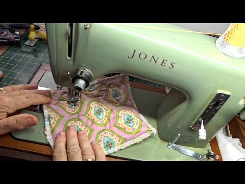 Free-Motion Quilting on a Vintage Jones Machine | Step-by-Step Setup