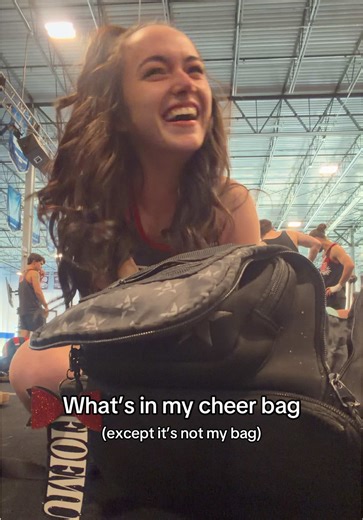 What’s in my cheer bag except it’s @Tatiyahna Davis ‘s bag😭 | Cheer Bag