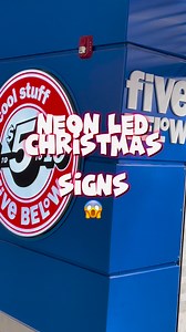 NEON LED CHRISTMAS SIGNS AT FIVE BELOW #fivebelowfinds #fivebelow #neonled #ledsign #neonsign #holidaygiftguide #christmasdecor #christmassigns | Beauty By Brittney XO