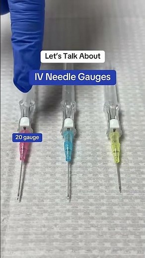 💉 IV Needle Gauge Sizes Explained for Nursing Students