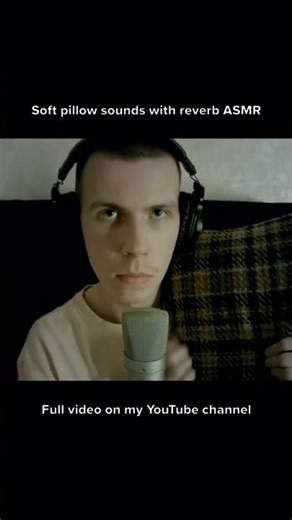 ASMR soft pillow sounds with reverb #asmr #asmrsleep #sleep