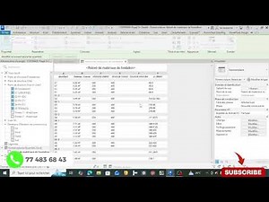 FORMATION COMPLETE SUR LES QUANTITATIFS SUR REVIT PART 3