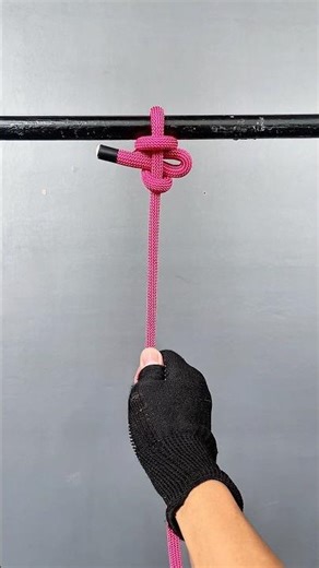 Practical Rope Tying Skill. The Secret of This Knot