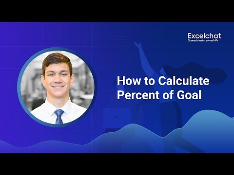 How to Calculate Percent of Goal