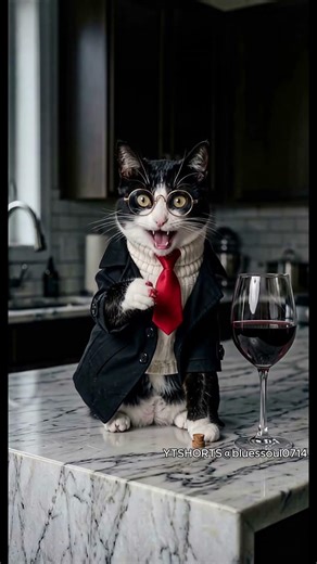Kitty assassin first day on the job #cat #tuxedocat #mission #hitman #funnyanimals #shorts