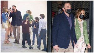 Jennifer Lopez, Ben Affleck step out with kids to watch Hamilton