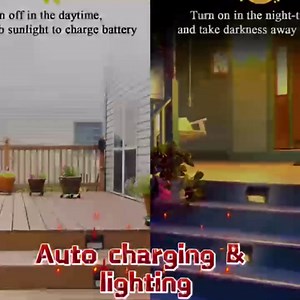 8 Pack Solar Deck Lights Outdoor Waterproof, 6 LED Solar Step Lights, Warm White Auto On/Off Solar Powered Lights for Stairs, Fence, Yard, Patio, Walkway & Garden