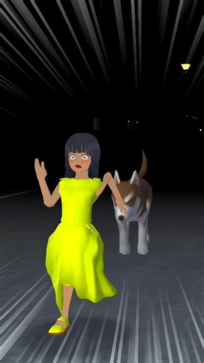 Tolong Ada anjing 😭😱 #sakuraschoolsimulator #sakura #shorts