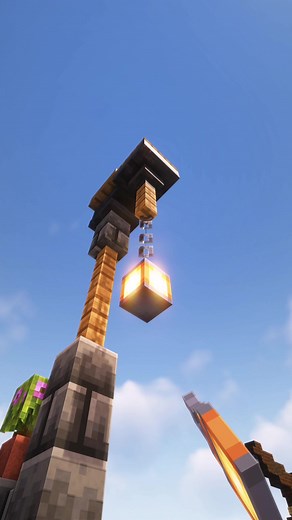 Minecraft: Simple Lantern Post Design