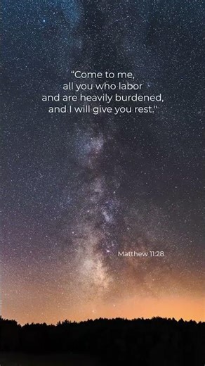 Daily Bible Verse – Matthew 11:28 | Morning Bible Drop