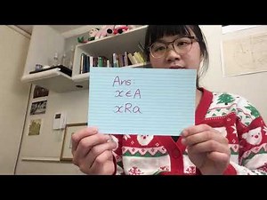 🌹 Sets, Relations & Groups - Equivalence relations v2