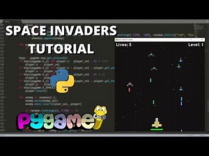 Python Game Programming Tutorial: SpaceWar 1 | Pygame Tutorial - Creating Space Invaders | 10 Days..
