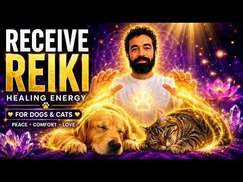 Sending Reiki Healing Energy to Dogs & Cats 🐾 Peace, Comfort & Love
