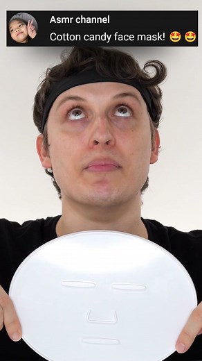 DIY Cotton Candy Face Mask Tutorial