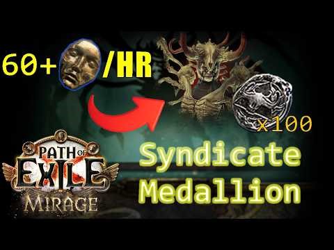 100 Syndicate Medallions for 800 Divine! Is Catarina Farm really worth it? - PoE 3.28 Mirage