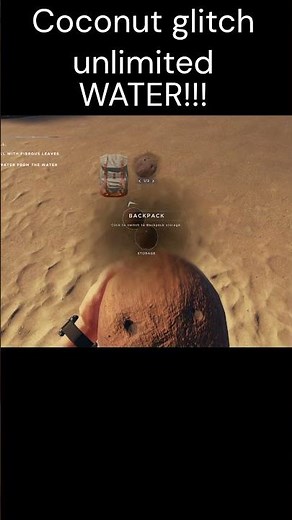 Unlimited water coconut glitch #gaming # strandeddeep