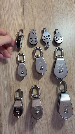 29 reactions | Stainless Steel Pulley Rotate Wire Rope Single Pulley for Lifting Heavy Equipment | Zhou Sunny | Facebook