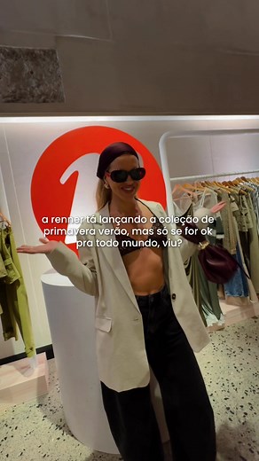 Roupas de Primavera e Verão da Renner