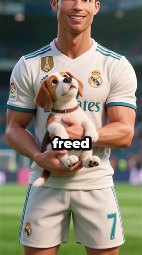 Ronaldo Saves a Puppy Stuck in the Goal Net! 🐶⚽ | Heartwarming Halftime Moment