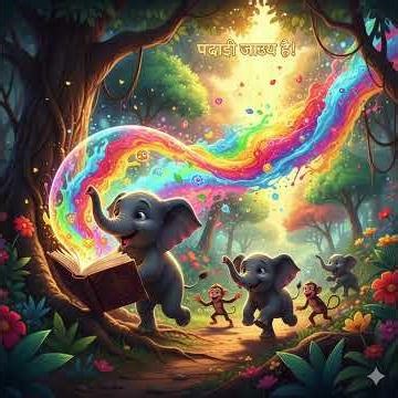 गोलू हाथी और जादुई किताब – Educational Kids Story #viralvideo