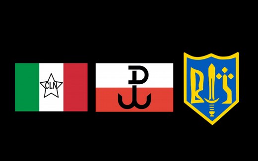 二战中的抵抗组织/运动的旗帜和标志汇总