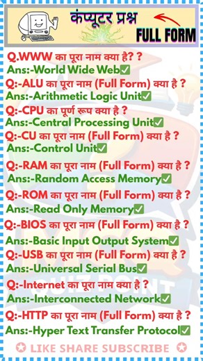 Computer Mcq Question | Computer Operator Practice Set #computer #computermcq #computeroperator2026