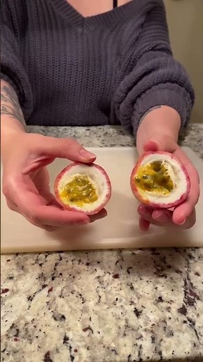 How to eat passion fruit