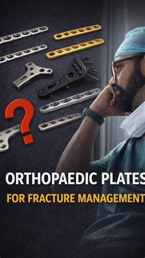 Dr. 𝗨𝗱𝗶𝘁 kapoor on Instagram: "Fracture fixation is not “one plate fits all.” 🦴🔩 In orthopaedics, the choice of plate matters as much as the surgery itself. From simple fractures to complex patterns, different plates serve different biomechanical purposes: • DCP (Dynamic Compression Plate) .LCDCP • LCP (Locking Compression Plate) • Recon Plate • T Plate • L Plate • Volar Locking Plate for Radius And many more Each plate is selected based on fracture type, bone quality, stability needed, an
