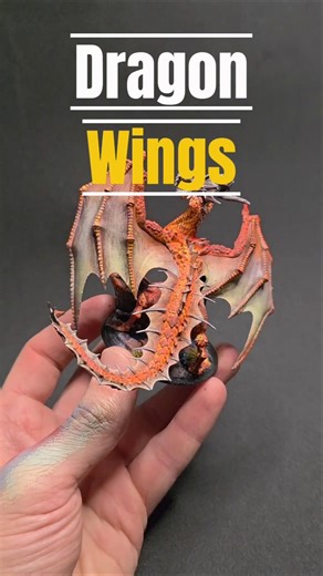 🐉How to Paint EPIC DRAGON WINGS | Cómo pintar ALAS DE DRAGÓN impresionantes