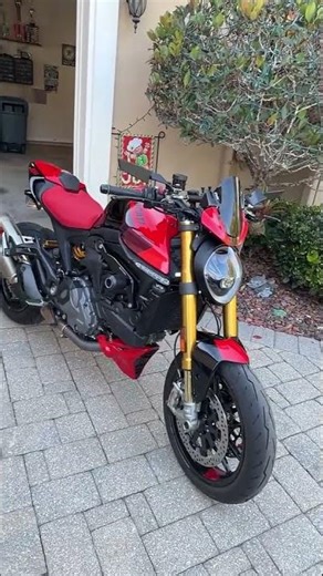 Ducati Monster SP with belly fairing installed before and after #monster fairing #ducatibellyfairing