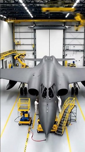 Stealth Reconnaissance Flying-Wing UAV Assembly Timelapse | Inside Secure Aerospace Facility