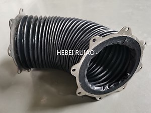 [Hot Item] Durable Nylon Silicone Dust Bellows with Flange