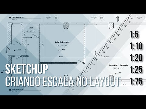 SketchUp | Criando escala no LayOut