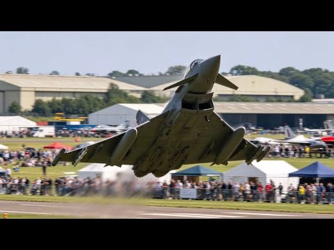 RAW POWER AS THE RAF TYPHOON LIGHTS UP COSFORD AIRSHOW 2026 - 4K