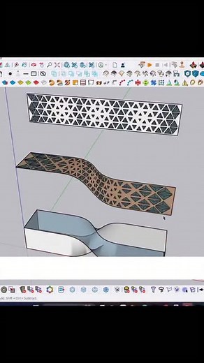 Suraj Kumar on Instagram: "How to create complex facade in sketchup / Sketchup tutorial #sketchup #3d #architecture #sketchupdesign #plugin #sketchupvray #building"