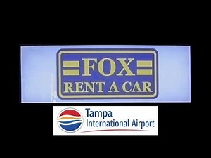 TPA Airport (Tampa) – Fox Rental Car Walk from Baggage Claim (SkyConnect to RCC)