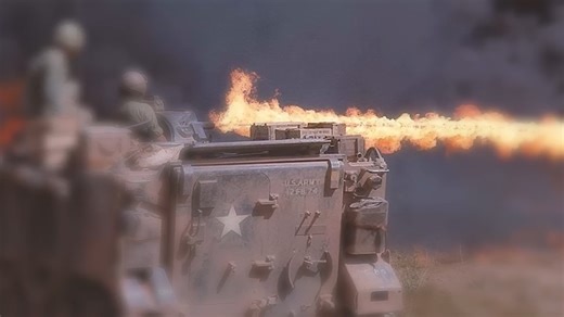 When the US mounted a flamethrower on an armored vehicle
