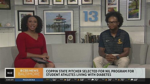 Coppin State pitcher selected for NIL program for student athletes living with diabetes