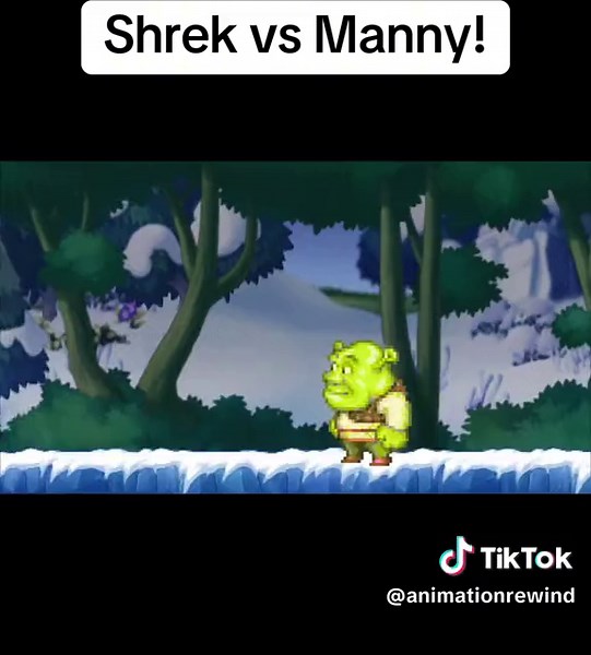 Shrek vs Manny! Shrek vs Ice Age! Original Animation! #animationrewind #cartoonfightclub #shrek #iceage #manny #mannyiceage #iceage4 #sid #shrek2 #shrekislove #shrekisloveshrekislife #dreamworks