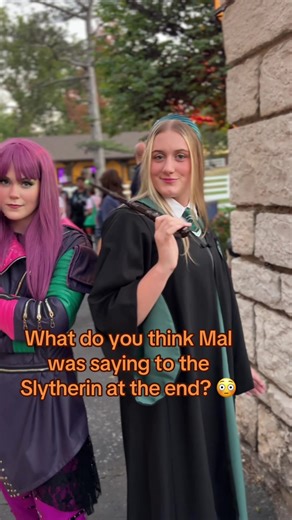 We tried to keep those two apart most of the night! 😬😳#charactersinstlouis #slytherin🐍 #descendants #charityevent #events