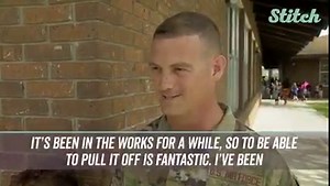 1.9K views · 23 reactions |  MILITARY SURPRISE: This was the surprise of a lifetime for the stepson of one staff sergeant! : Filmed before the pandemic | WXII 12 NEWS | Facebook