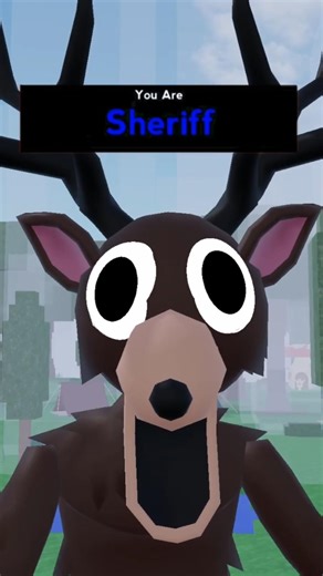 The Deer Became Sheriff In MM2 😭