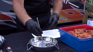 Mr. Bar-B-Q Vertical Griller Powered by Trompo King for Tacos Al Pastor, Shawarma, Kebabs, Gyro, Vertical Stand with Stainless Steel Skewer