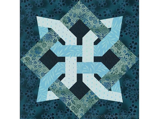 Lugano Clover Paper Piecing Quilt Block Pattern PDF, 2 Variations, 12 Inch Block, Resizable, Foundation Piecing FPP - Etsy Australia