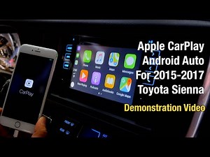 2015-2017 Toyota Sienna | Wired Apple CarPlay & Android Auto | Demonstration
