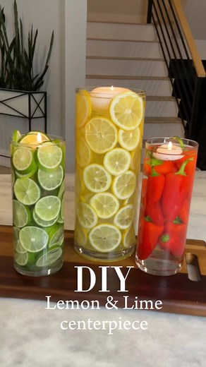24 reactions · 4 comments | DIY Lemon & Lime Center Pieces with Floating Candle Tutorial. These are fun and inexpensive centerpieces that will bring brightness to any #tablescape Comment SHOP below and I’ll send you the link to shop this DIY or click on the link in my bio and tap “SHOP MY LTK” ! Like & Follow for more DIYs.#tipsandtricks #diy #amazonassociate #lemon #lime #centerpiece #centerpieces #citrus #homedecor #fyp #reels | The ShannyKate Style | Facebook